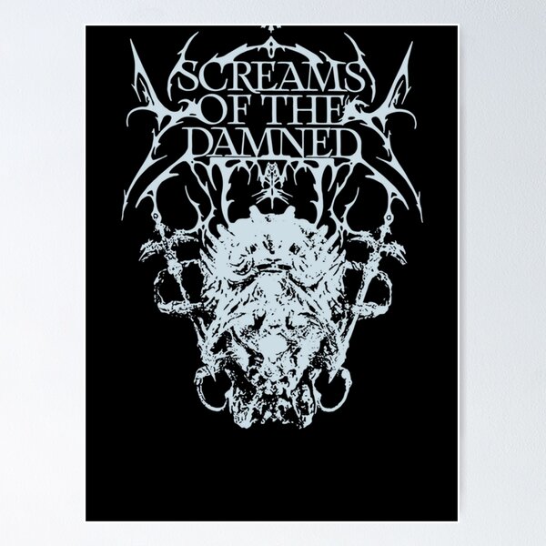 Svdden Death Merch Screams Of The Damned Essential Poster RB1212 product Offical svddendeath Merch