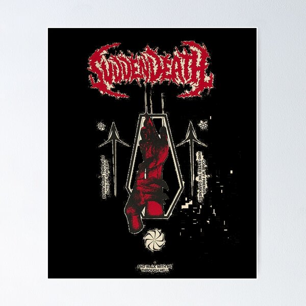 SVDDEN DEATH "Coffin" Poster RB1212 product Offical svddendeath Merch