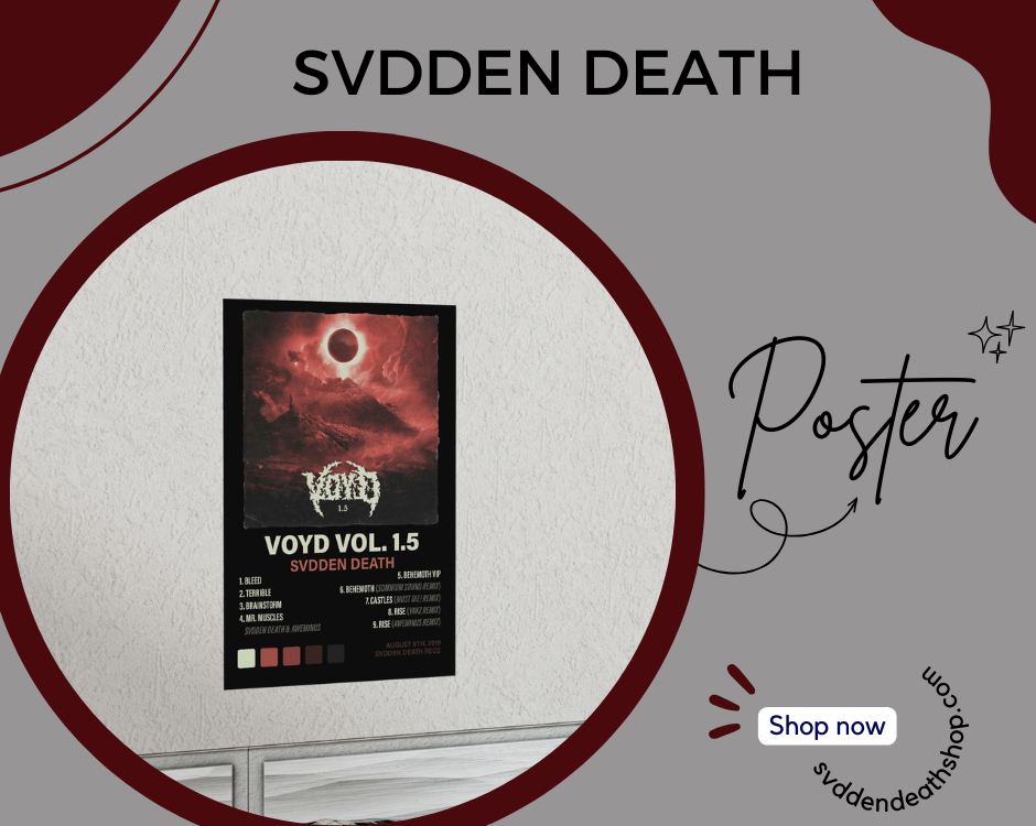 no edit svdden death Poster - Svdden Death Shop