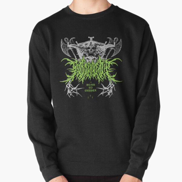 Svdden Death Merch Born To Suffer Pullover Sweatshirt RB1212 product Offical svddendeath Merch