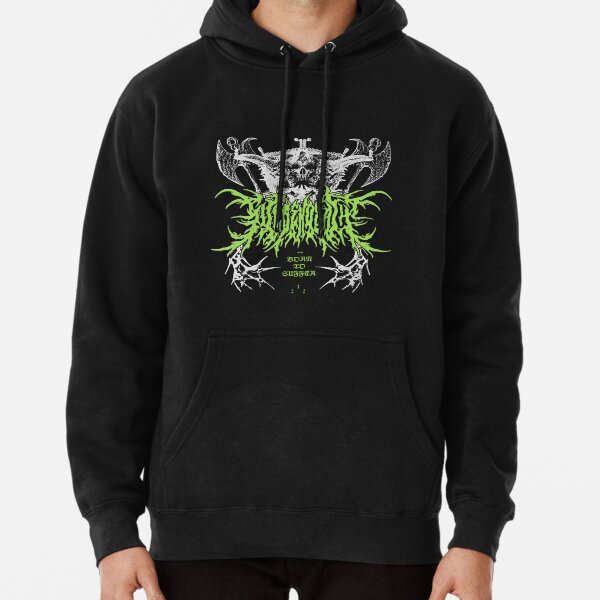 Svdden Death Merch Born To Suffer Pullover Hoodie RB1212 product Offical svddendeath Merch