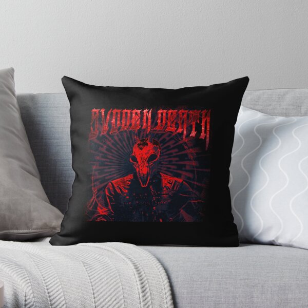Svdden Death metal Throw Pillow RB1212 product Offical svddendeath Merch