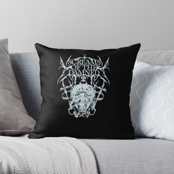 Svdden Death Merch Screams Of The Damned Essential Throw Pillow RB1212 product Offical svddendeath Merch