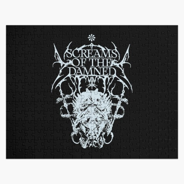 Svdden Death Merch Screams Of The Damned Jigsaw Puzzle RB1212 product Offical svddendeath Merch